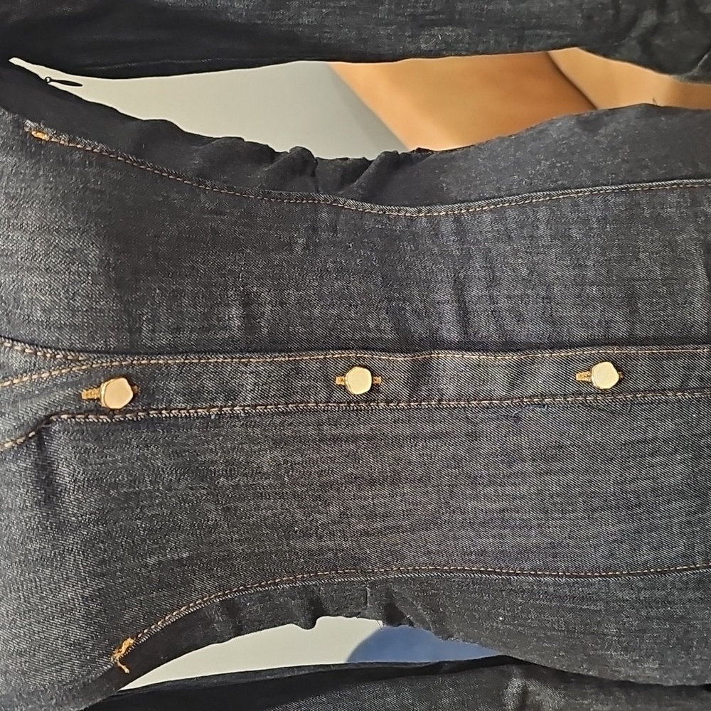 Zara Elegant Denim Button-Down Dress Sz XS - Picture 7 of 12